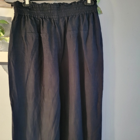 Blank NYC Linen Pull On Drawstring Pants S - Picture 4 of 10